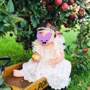 12-24M Handmade gorgeous dress for photo shoot